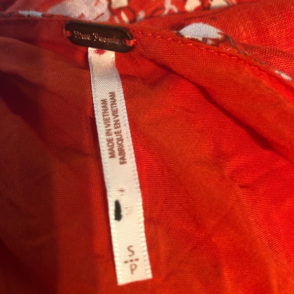 Free People One Shoulder Mini Resort Vacation Dress S - Picture 7 of 7